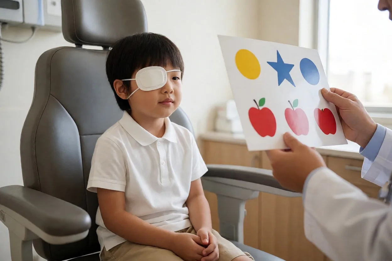 孩子总是眯眼看东西？警惕这个“视力隐形杀手”——儿童弱视的治疗全攻略 封面图